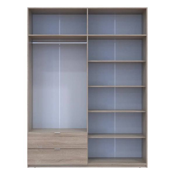 Шафа для одягу Doros Лукас Дуб Сонома 180х50х240 (DRS-011620) 38211 фото