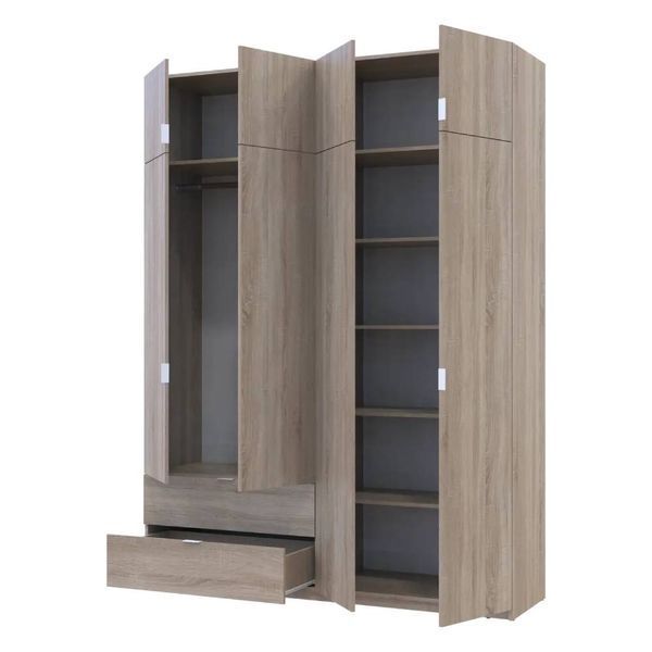 Шафа для одягу Doros Лукас Дуб Сонома 180х50х240 (DRS-011620) 38211 фото