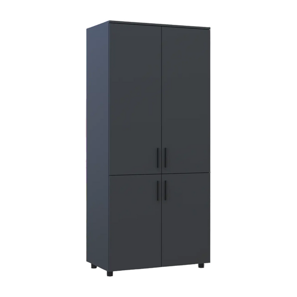 Шафа для одягу Doros Торн Антрацит 2 ДСП (полиці) 90х51.6х200 (DRS-012070) 50476 фото