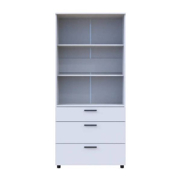 Шафа для одягу Doros Торн Білий 2 ДСП/3Ш (полиці) 90х51.6х200 (DRS-012020) 50426 фото