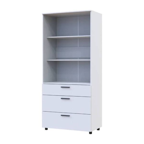 Шафа для одягу Doros Торн Білий 2 ДСП/3Ш (полиці) 90х51.6х200 (DRS-012020) 50426 фото
