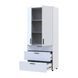 Шафа для одягу Doros Торн Білий 2 ДСП/3Ш (полиці) 90х51.6х200 (DRS-012020) 50426 фото 2