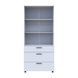 Шафа для одягу Doros Торн Білий 2 ДСП/3Ш (полиці) 90х51.6х200 (DRS-012020) 50426 фото 4