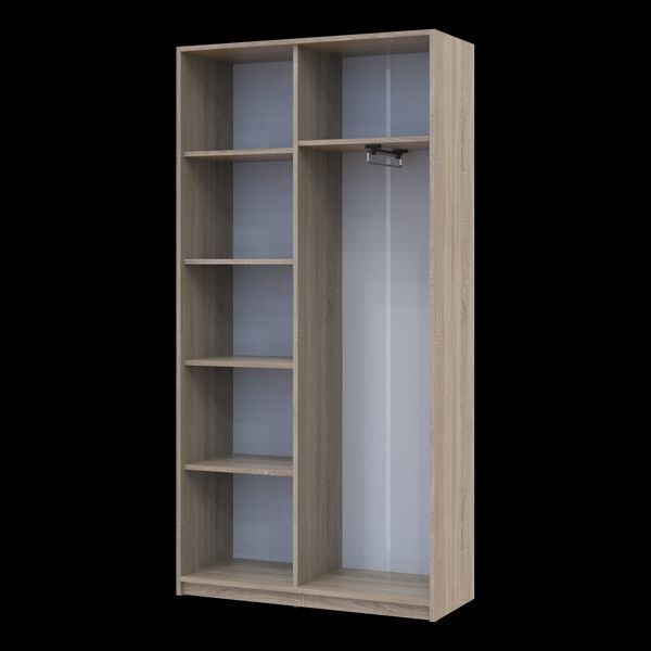 Розстібна шафа Doros Студент Дуб Сонома/Білий 90х38х180 DRS-011624 (40908067) 38215 фото