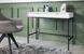 Стіл туалетний Perfect Home Нова / Nova з 2 шухлядами та чорними ніжками T104 Білий (PFH-091266) PFH-091266 фото 1