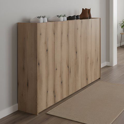 Тумба для взуття Doros Кассель Дуб Евок 5 ДСП 159х40х110 (DRS-011830) DRS-011830 фото