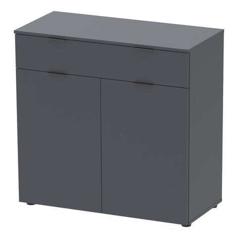 Комод у вітальню Doros Рон 2 80х38х100 см Графіт (DRS-011295) DRS-011295 фото