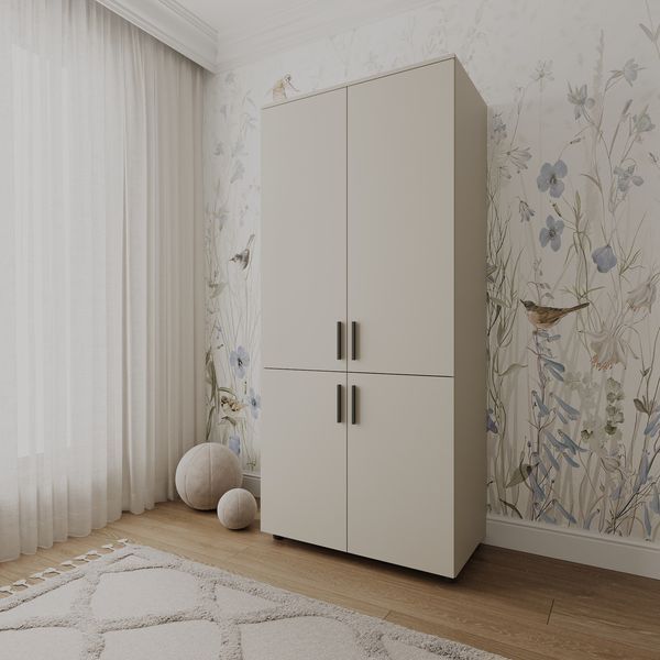 Шафа для одягу Doros Торн Кашемір 2 ДСП (штанга) 90х51.6х200 (DRS-012027) 50433 фото