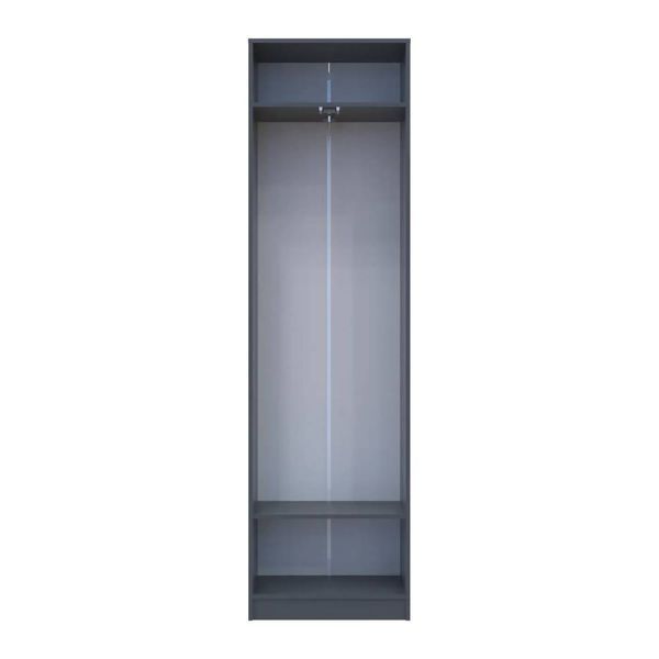 Шафа для одягу Doros Сола Графіт / Сірий 60х40х215 DRS-011744 (44900341) DRS-011744 фото