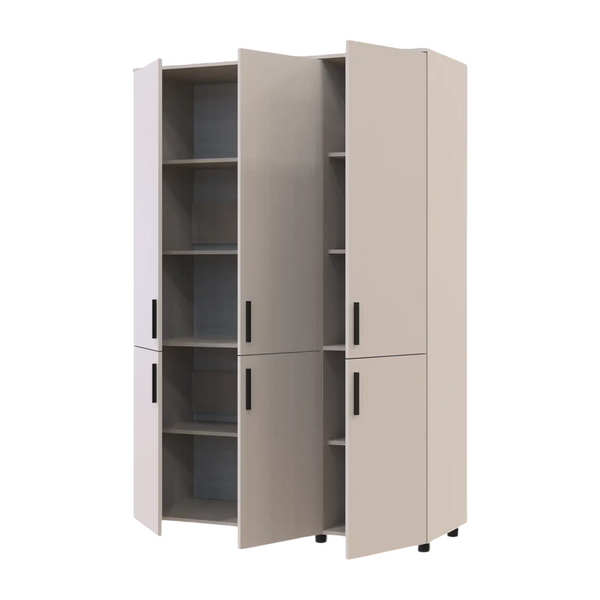 Шафа для одягу Doros Торн Кашемір 3 ДСП (полиці) 135х51.6х200 (DRS-012058) 50464 фото