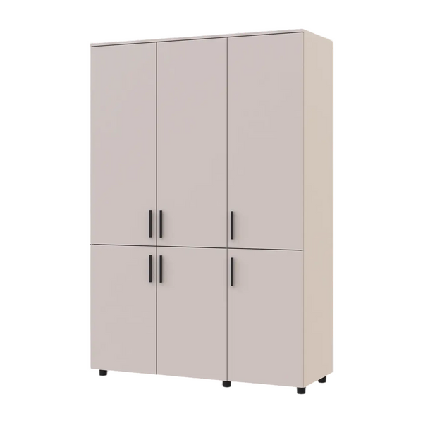 Шафа для одягу Doros Торн Кашемір 3 ДСП (полиці) 135х51.6х200 (DRS-012058) 50464 фото