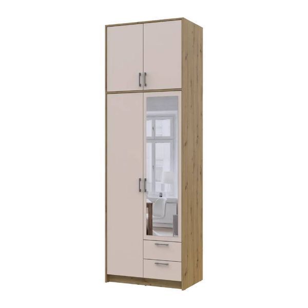 Антресоль висока Doros Ронді Дуб Артизан/Кашемір 2 ДСП 82х52х65 (DRS-011908) 41706 фото