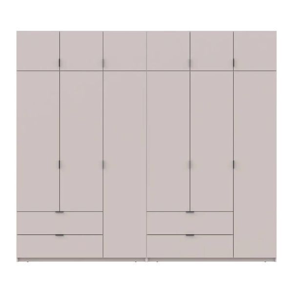 Шафа для одягу Doros Лукас Кашемір 3+3 ДСП 270х50х240 DRS-011715 (42005116) 38289 фото
