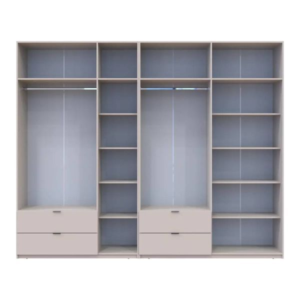Шафа для одягу Doros Лукас Кашемір 3+4 ДСП 295х50х240 DRS-011717 (42005124) 38291 фото