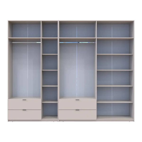 Шафа для одягу Doros Лукас Кашемір 3+4 ДСП 300х50х240 DRS-011718 (42005132) DRS-011718 фото