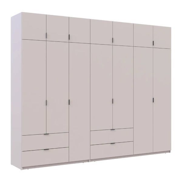 Шафа для одягу Doros Лукас Кашемір 3+4 ДСП 300х50х240 DRS-011718 (42005132) DRS-011718 фото