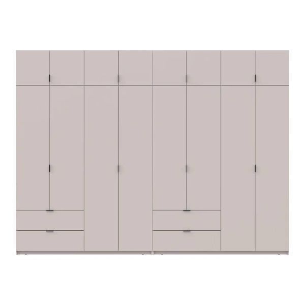 Шафа для одягу Doros Лукас Кашемір 4+4 ДСП 320х50х240 DRS-011720 (42005128) 38294 фото