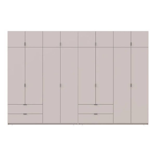 Шафа для одягу Doros Лукас Кашемір 4+4 ДСП 360х50х240 DRS-011722 (42005144) 38296 фото