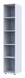 Шафа-пенал з дзеркалом Doros Гелар 39х49,5х203,4 см Білий (DRS-011129) DRS-011129 фото 5